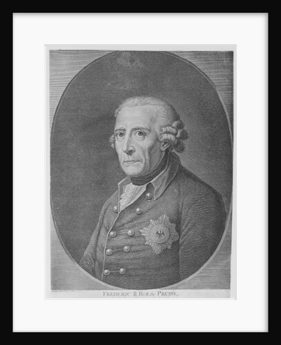 Friedrich II, King of Prussia, 1797 by Anton (after) Graff