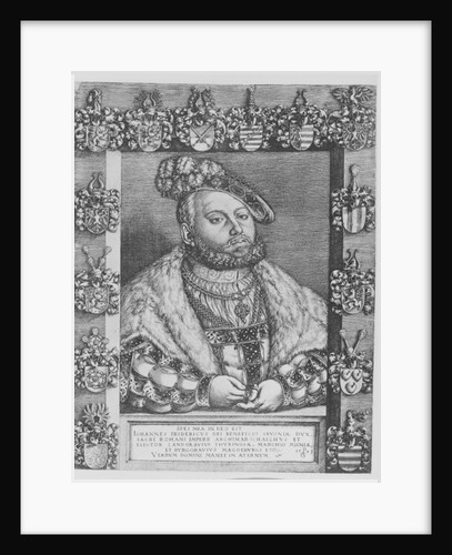 Johann Friedrich I, Elector and Duke of Saxony, 1543 by Georg Pencz