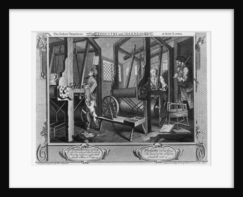 he Fellow 'Prentices at their Loom by William Hogarth