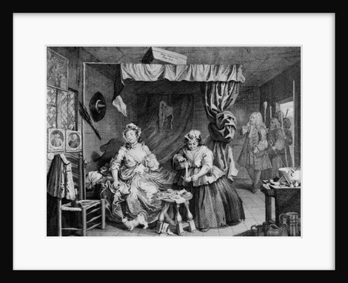 A Harlot's Progress, Plate III,, 1732 by William Hogarth