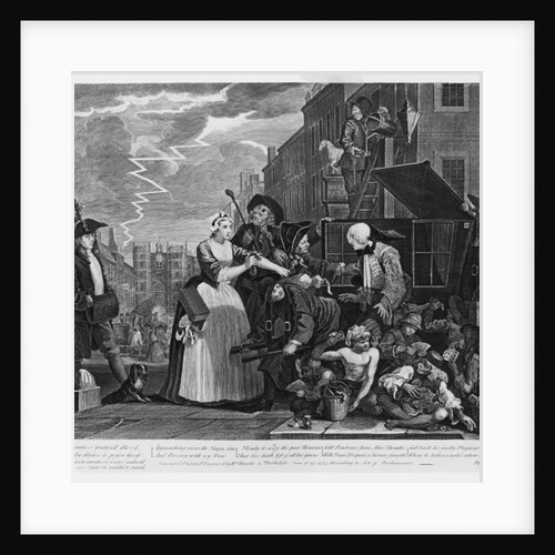 Scene IV: The Rake Arrested, Going to Court, 1735 by William Hogarth
