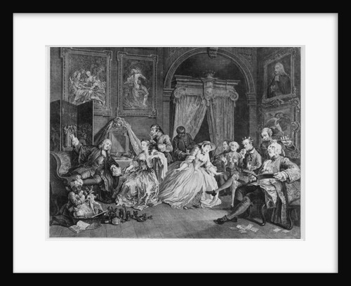 Marriage a la Mode, Plate IV, The Toilette, 1745 by Bernard Baron