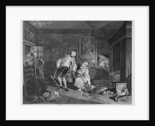 Marriage a la Mode, Plate V, The Bagnio, 1745 by William Hogarth