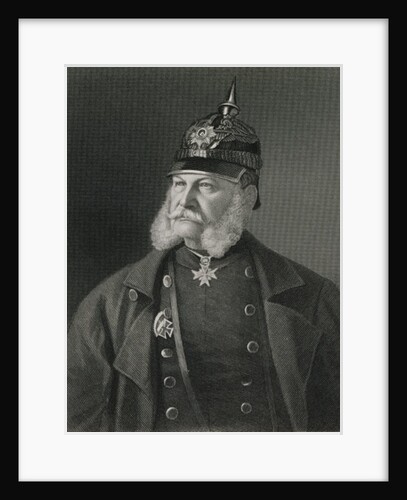 Portrait of William I King of Prussia and Emperor of Germany by Anonymous