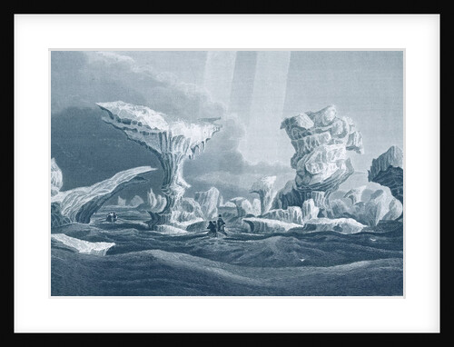 Boats in a Swell Amongst Ice, August 24, 1826 by George (after) Back