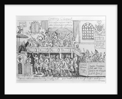 Oratory Chappel, c.1746 by William (after) Hogarth