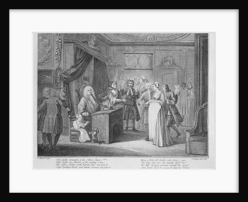 Woman Swearing a Child to a Grave Citizen, c.1735 by William Hogarth