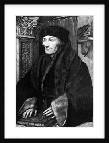 Portrait of Erasmus by Hans Holbein the Younger