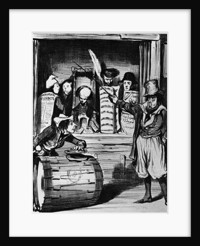 Les Saltimbanques by Honore Daumier
