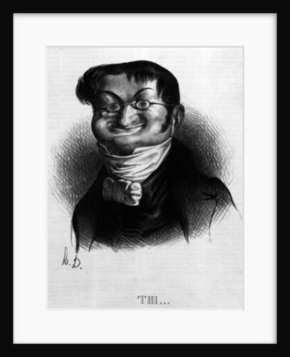 Thi, caricature of Adolphe Thiers from 'Le Charivari', 2 June, 1833 by Honore Daumier