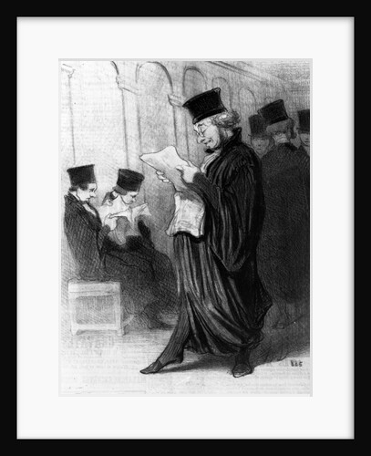 Les Gens de Justice by Honore Daumier