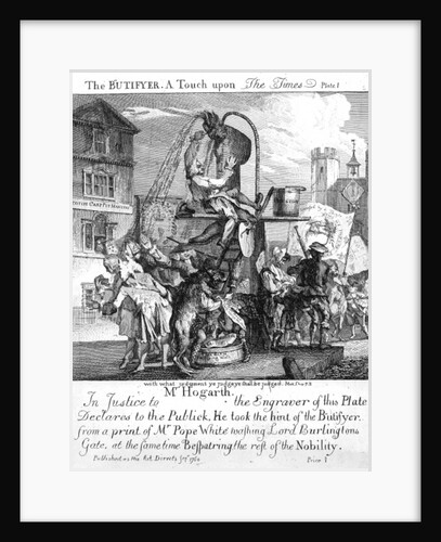 The Butifyer, A Touch upon The Times, 1762 by Paul Sandby
