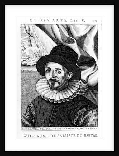 Guillaume de Salluste du Bartas by de Larmessin