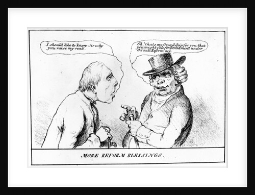 More Reform Blessings, 1832 by English School