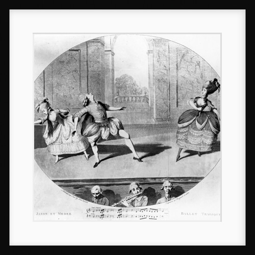 A scene from the ballet 'Jason et Medee', 1781 by English School