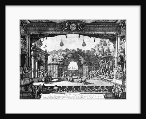 A performance of 'Le Turc Genereux' in Vienna on 6th April 1758 by Bernardo Bellotto