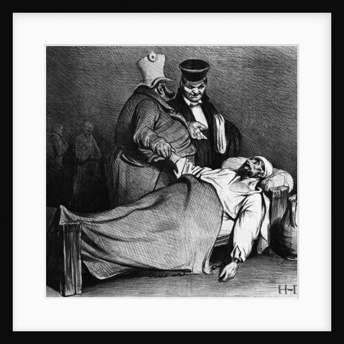 Caricature of Louis-Philippe with the French Attorney General by Honore Daumier