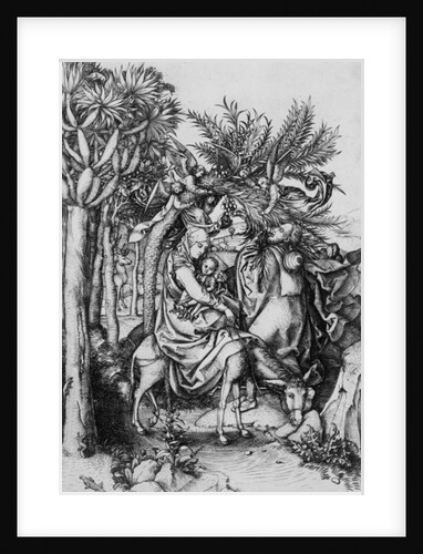 The Flight into Egypt by Martin Schongauer