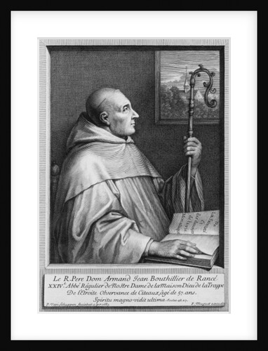 Armand Jean le Bouthillier de Rance, 1683 by Pierre Louis van Schuppen