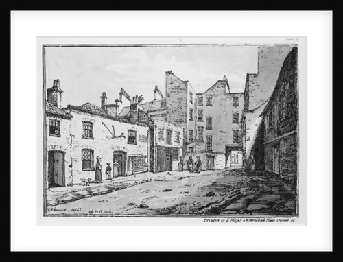 View of Cato Street, 1820 by William Henry Harriott