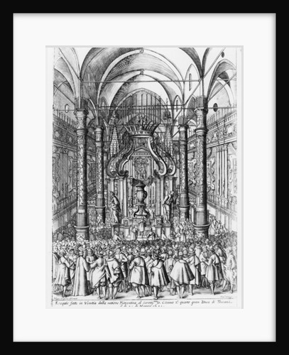 Funeral of Cosimo II de'Medici, Grand Duke of Tuscany, 1621 by Italian School