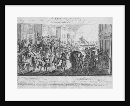 The Present Age, 1767, published in 1749 by Louis Philippe Boitard