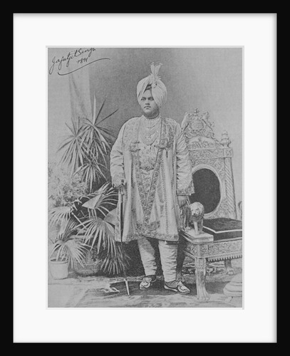 Jagatjit Singh of Kapurthala, 1891 by English photographer