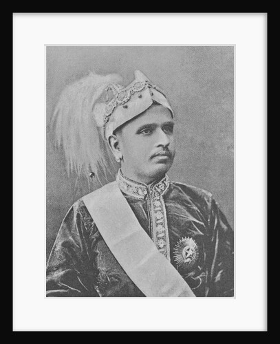 Moolam Thirunal of Travancore by (after) Indian photographer