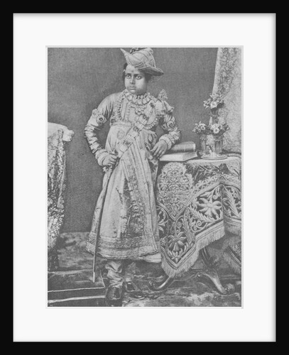 Maharaja Madho Rao Scindia of Gwalior by (after) English photographer
