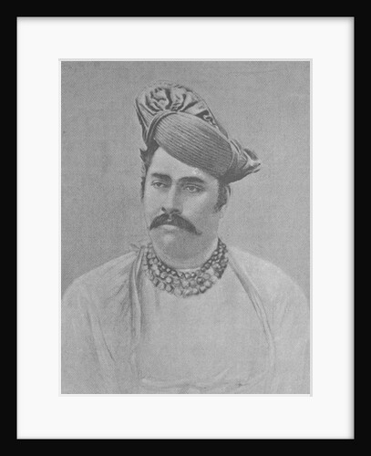 Maharaja Shivaji Rao Holkar of Indore by (after) English photographer