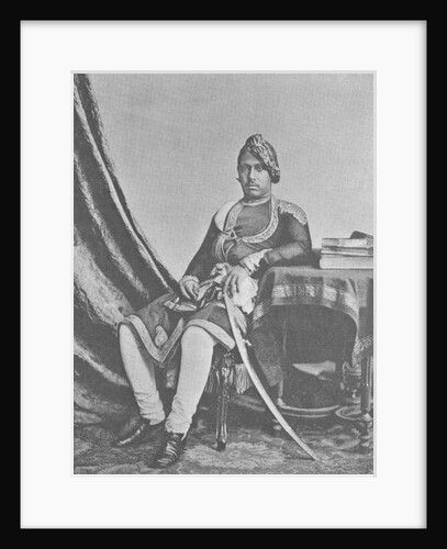 Maharaja Jashwant Singh of Bharatpur by (after) English photographer