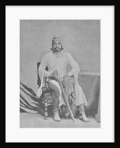 Maharaja Jaswant Singhji II of Jodhpur by English photographer