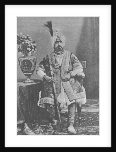 Maharaja Pratap Singhji of Jammu and Kashmir by (after) English photographer