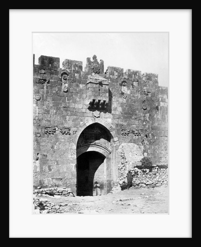 Lions' Gate, Jerusalem, 1857 by James & Beato Felice (1832-1909) Robertson