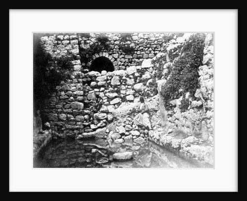 Pool of Siloam, Jerusalem, 1857 by James & Beato Felice Robertson