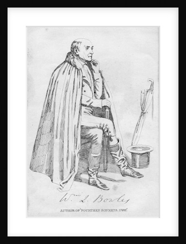 William Lisle Bowles, c.1835 by Daniel (1806-70) Maclise