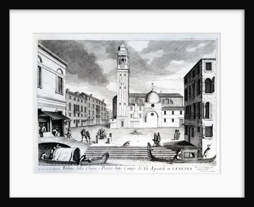 A View of Santi Apostoli, Venice by Italian School