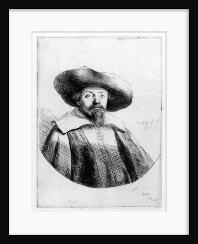 Samuel Manasseh Ben Israel, 1636 by Rembrandt Harmensz. van Rijn