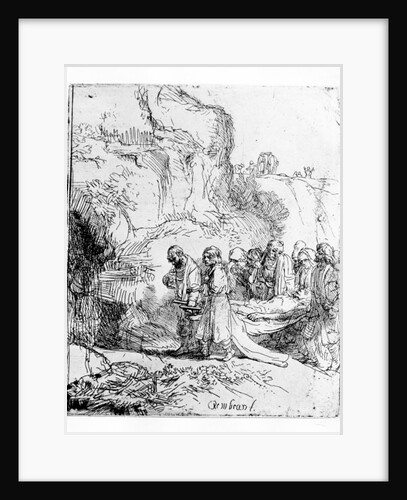 Christ carried to the tomb, c.1645 by Rembrandt Harmensz. van Rijn