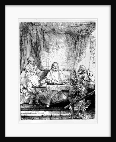Supper at Emmaus, 1654 by Rembrandt Harmensz. van Rijn