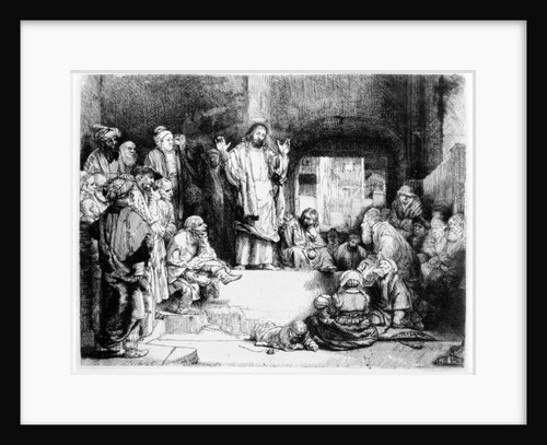Christ preaching, c.1652 by Rembrandt Harmensz. van Rijn