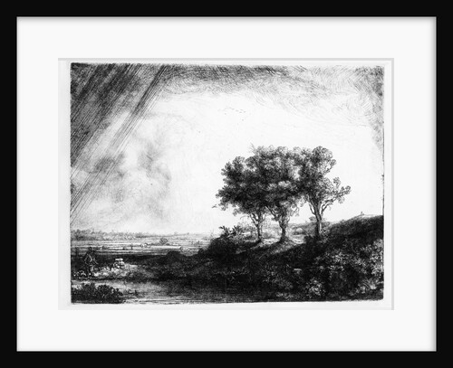 The Three Trees by Rembrandt Harmensz. van Rijn