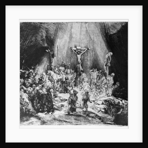 The Three Crosses by Rembrandt Harmensz. van Rijn