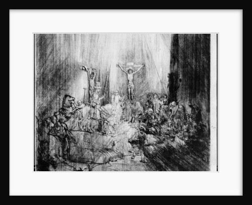 The Three Crosses by Rembrandt Harmensz. van Rijn