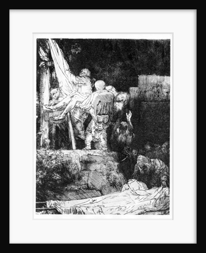 The Descent from the Cross with a Torch, 1654 by Rembrandt Harmensz. van Rijn