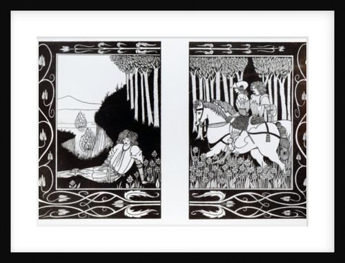 How King Mark and Sir Dinadan Heard Sir Palomides by Aubrey Beardsley