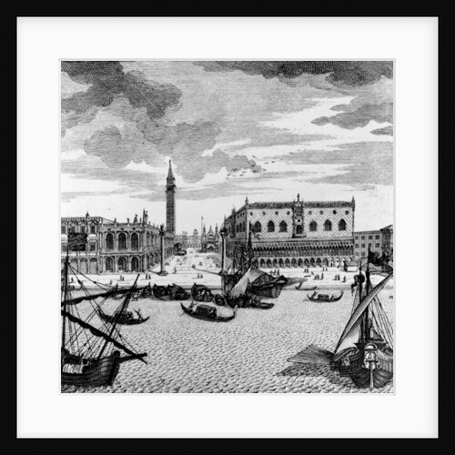 View of St. Mark's Square from the Lagoon, Venice by Francesco Zucchi