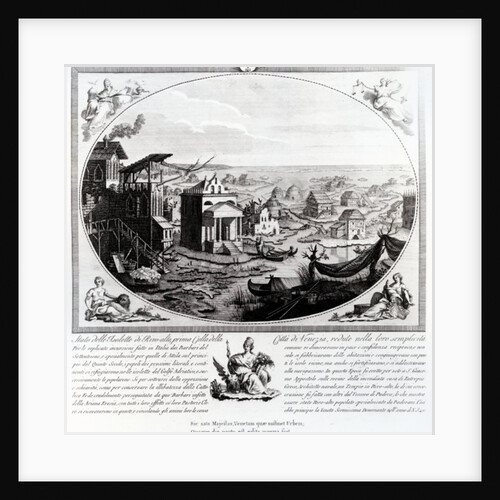 Early Settlement of Venice by Italian School