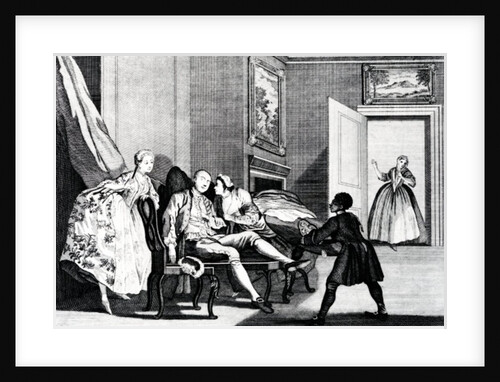 Stealing a Kiss, c,1743 by Francis Hayman