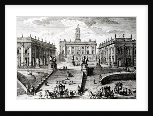 Piazza del Campidoglio by Giuseppe Vasi